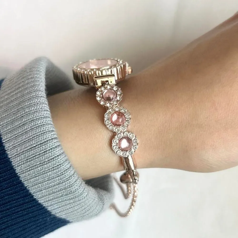 Vintage Inspired Luxury Pink Watch